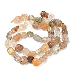 Natural Rutilated Quartz Beads Strands&nbsp;G-Z126-A02