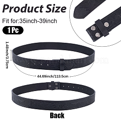 1Pc Imitation Leather Men's Chain Belts&nbsp;AJEW-CL0002-13A