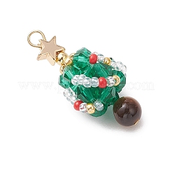 Christmas Trees Glass Pendants&nbsp;PALLOY-MZ00807