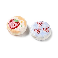 Opaque Printed Acrylic Beads&nbsp;AC-CBA6251-04