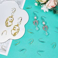 80Pcs 2 Colors 316 Surgical Stainless Steel Earring Hooks&nbsp;STAS-SC0005-66