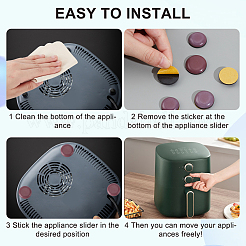 36Pcs 3 Styles Teflon & Rubber & EVA & Oil Glue Self-adhesive Furniture Protection Pads&nbsp;AJEW-CN0002-94C