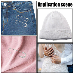 24Pcs Alloy Safety Pin Brooches&nbsp;JEWB-HS0001-03P