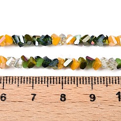 Electroplate Glass Beads Strands&nbsp;GLAA-T023-A17-04