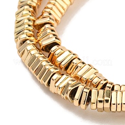 Electroplated Synthetic Non-magnetic Hematite Beads Strands&nbsp;G-C136-B01-01