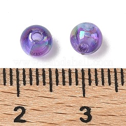 Medium Orchid AB Color Transparent Acrylic Round Beads&nbsp;X-PL732-10