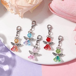 Angel Glass Pendant Decorations&nbsp;HJEW-TA00207