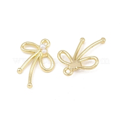 Alloy with ABS Plastic Imitation Pearl Pendants&nbsp;AL-CBA15FB-16G
