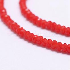 Opaque Glass Beads Strands&nbsp;EGLA-K010-B08