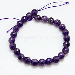 Natural Amethyst Beads Strands&nbsp;X-G-C073-12mm-3