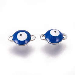 304 Stainless Steel Enamel Links connectors&nbsp;LS-STAS-F206-02P-C04