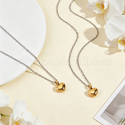 2Pcs 304 Stainless Steel Urn Ashes Pendants&nbsp;STAS-BC0004-38G