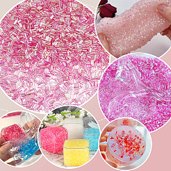 ABSプラスチックチューブビーズ  スミレ  5.5x2.5x2.5mm&nbsp;DIY-WH0888-230D