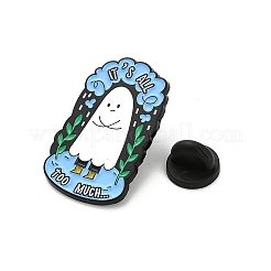 Halloween Ghost Enamel Pins&nbsp;JEWB-I048-05EB
