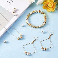200Pcs Handmade Porcelain Beads Kit for DIY Bracelet Making&nbsp;DIY-SZ0005-94