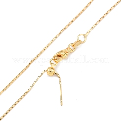 Rack Plating Brass Micro Pave Clear Cubic Zirconia Teardrop Pendant Box Chain Necklaces&nbsp;NJEW-P317-03G