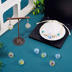 6Pcs 3 Colors Transparent Glass Beads&nbsp;GLAA-TA0003-97