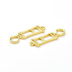 Painting Art Theme Alloy Open Back Bezal Pendants&nbsp;PALLOY-D200-01G