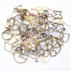 1Bag Tibetan Style Alloy Open Back Bezel Pendants&nbsp;FIND-SP0005-39
