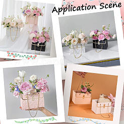 12Pcs 4 Colors Bag Shaped Paper Flower Packaging Gift Bags for Bouquet&nbsp;ABAG-GF0001-28