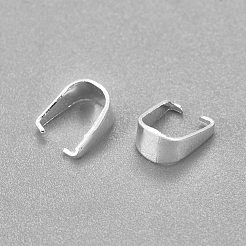 304ステンレススチールスナップオンベイル  銀  7x6x3mm  内径：6x5mm&nbsp;STAS-D448-084S