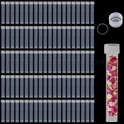 プラスチック製冷凍チューブ100個  試験チューブ  スクリューキャップ付き  透明  96x19mm  内径：14mm  容量：10ml（0.34fl.oz）&nbsp;TOOL-GL0001-19