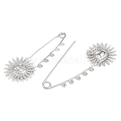 Sun 304 Stainless Steel Safety Pins Brooch Findings&nbsp;SA-CBA098D-13E-P