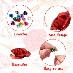 650 Pcs 13 Colors Aluminum Cabochons&nbsp;MRMJ-FW0001-01B