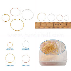 Brass Wine Glass Charm Rings&nbsp;KK-CD0001-05