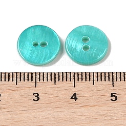 Spray Paint Natural Freshwater Shell Button&nbsp;BSHE-H018-15C