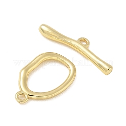 Brass Toggle Clasps&nbsp;KK-CBAFC6C-07F-G