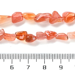 天然石瑪瑙ビーズ連売り  ナゲット  タンブルストーン  4.5~11.5x3~7x3.5~6mm  穴：1~1.2mm  約48~68個/連  15.35~15.94''（39~40.5センチメートル）&nbsp;G-P497-01C-11