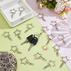 200Pcs Alloy & Iron Swivel Clasps&nbsp;HJEW-GO00252