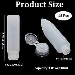 Plastic Portable Refillable Squeeze Bottles for Shampoo Lotion and Shower Gel&nbsp;AJEW-GF0013-51