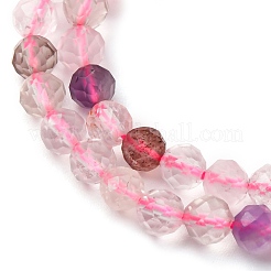 Natural Super Seven Quartz Beads Strands&nbsp;G-A276-C06-4mm