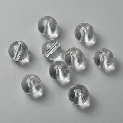 透明なアクリルビーズ  ラウンド  透明  サイズ：直径18mm  穴：2mm  約137個/500g&nbsp;PL530-1
