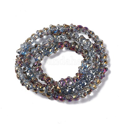 Electroplate Glass Beads Strands&nbsp;EGLA-L030-M-1
