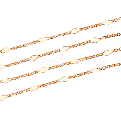 Brass Link Chains&nbsp;CHC-T007-01G-1