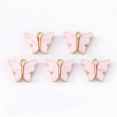 Alloy Acrylic Pendants&nbsp;ENAM-R136-01C-1