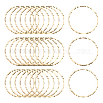 Brass Linking Rings&nbsp;X-KK-S327-06KC-30mm-1