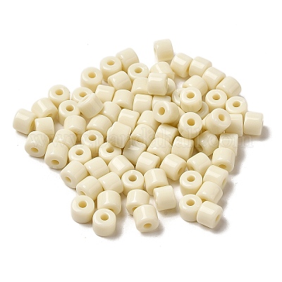 不透明なアクリルビーズ  コラム  トウモロコシの穂の黄色  6.5x5mm  穴：2.2mm&nbsp;SACR-Z001-01C-1