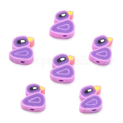 Handmade Polymer Clay Beads&nbsp;X-CLAY-C001-02-1