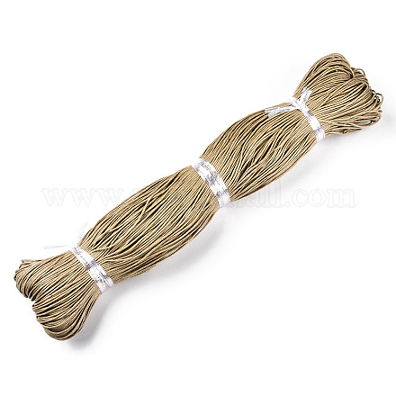ワックスコットンコード  淡い茶色  1.5mm  約360ヤード/バンドル（330m /バンドル）&nbsp;YC-S007-1.5mm-278-1