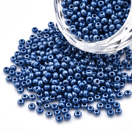 8/0 Czech Opaque Glass Seed Beads&nbsp;SEED-N004-003A-09-1