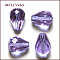 Imitation Austrian Crystal Beads, Grade AAA, K9 Glass, Faceted, Drop, Lilac, 10x12mm, Hole: 0.9~1.5mm