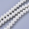 Natural Agate Beads Strands, Bicone, 10x8mm, Hole: 0.8mm, about 48pcs/strand, 15.75 inch(40cm)