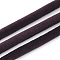 Velvet Cord, Brown, 6mm, about 54.68 yards(50m)/bundle