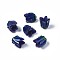 Plastic Beads, Flower, Prussian Blue, 13~15x9~15x9~15mm, Hole: 0.8~1.2mm