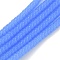 Glass Imitation Jade Beads Strands, Disc, Light Sky Blue, 6x3mm, Hole: 1.2mm, about 115pcs/strand, 14.96''(38cm)