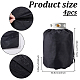 Dustproof Polyester Drawstring Bags&nbsp;ABAG-WH0011-38-2